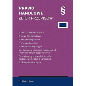 Kodeks spółek handlowych. Zbiór przepisów 2025