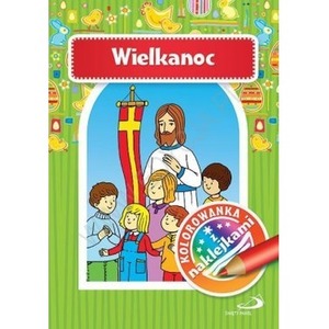 Kolorowanka. Wielkanoc + naklejka