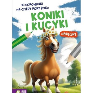 Kolorowanki na cztery pory roku. Koniki i kucyki