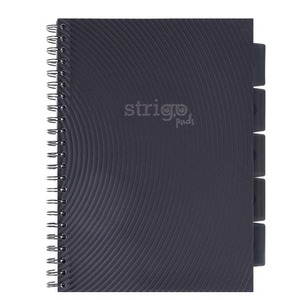 Kołozeszyt Pads A4/100K kratka Basic szary