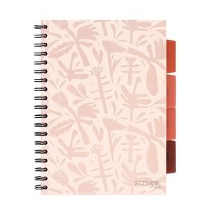 Kołozeszyt Pads B5/100K kratka Floral beżowy