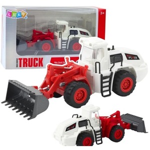 Koparka spychacz ruchoma metalowa łyżka światła...