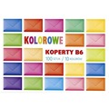Koperty kolorowe KB6 176x125 100 szt. Ogólne zest. 382 Kolor - Mix, Unicolour