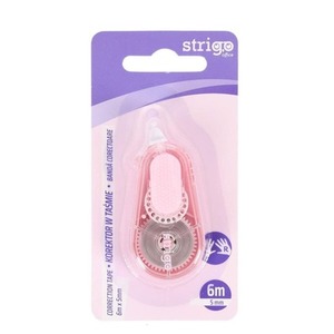 Korektor w taśmie 5mmx6m różowy STRIGO