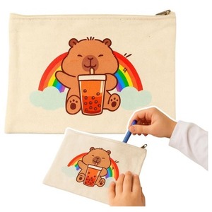 Kosmetyczka Kapibara na suwak