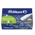 Kreda bezpyłowa biała 12szt PELIKAN