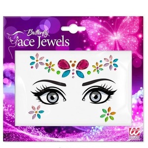 Kryształki na twarz - Motyl