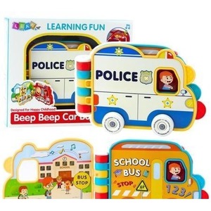 Książeczka interaktywna pojazdy światła