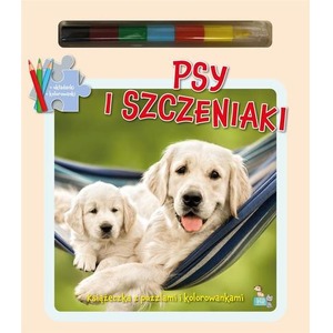Książeczki z puzzlami Psy i szczeniaki