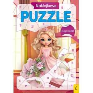Księżniczki. Naklejkowe puzzle