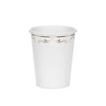 Kubeczki z ornamentem biały 220ml 6szt