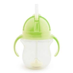 Kubek Munchkin niekapek ze słomką 207ml zielony