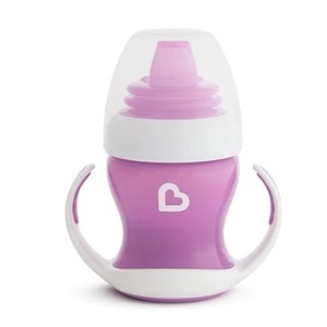 Kubek z miękkim ustnikiem i uchwytami Munchkin 118ml fioletowy