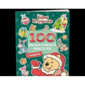 Kubuś i przyjaciele 100 brokatowych naklejek NB-9111