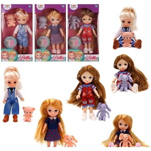 Lalka dziewczynka z przytulanką MIX