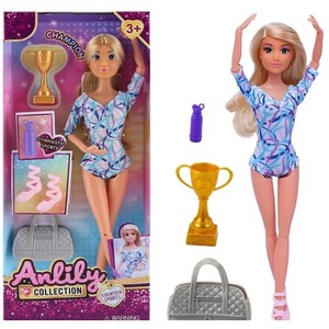 Lalka gimnastyczka z akcesoriami