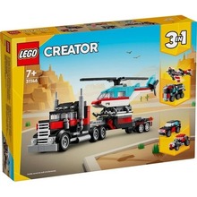 Lego CREATOR 31146 Ciężarówka z platformą i hel...