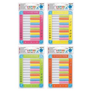 Liczydło plastikowe 10-rzędowe Fun&Joy mix