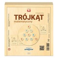 Magiczny trójkąt matematyczny w drewnianym pudełku