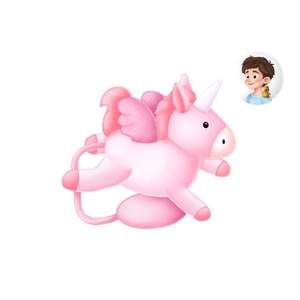Magnes maskotka Gifty Jednorożec