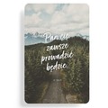 Magnes na lodówkę - Pan Cię zawsze - las