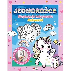 Magnesy do kolorowania Jednorożce