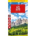 Mapa drogowa Alpy 1:650 000
