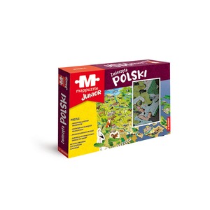 Mappuzzle junior Zwierzęta Polski