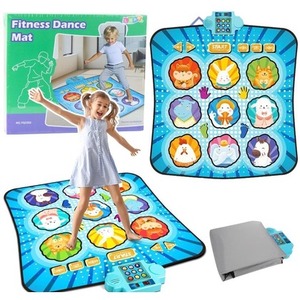 Mata taneczna interaktywna zwierzęta światła LED