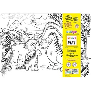 Mata transparentna Dinozaury Funny Mat STRIGO