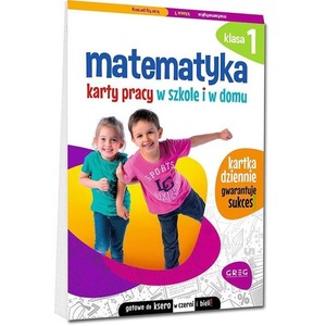 Matematyka SP 1 Karty pracy w szkole i w domu