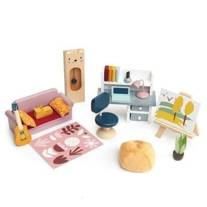 Meble do domku dla lalek - pokój młodzieżowy