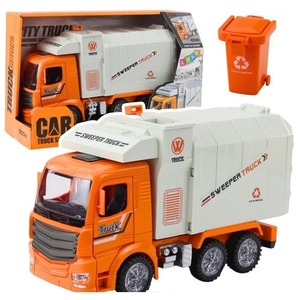 Śmieciarka miejska ze światłem