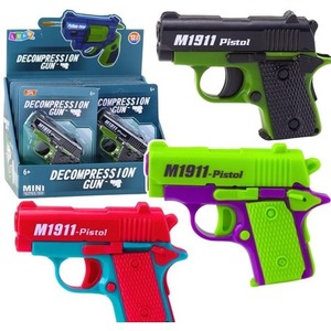 Mini pistolet z magazynkiem 8 nabojów MIX