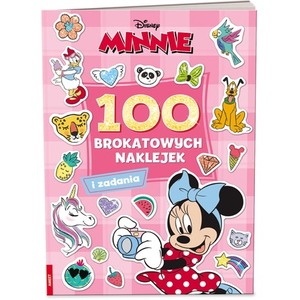 Minnie. 100 brokatowych naklejek