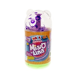 Misiolina masa plastyczna 2x50g + 2 foremki