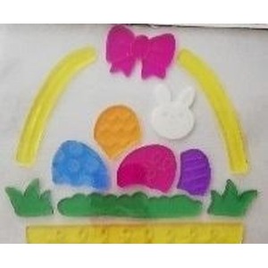 Naklejki żelowe Wielkanoc MIX