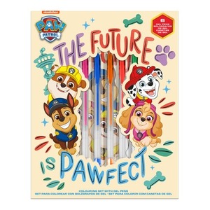 Notatnik + długopisy żelowe 6 sztukm Paw Patrol PW19958