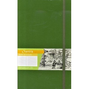 Notes A5 Kropki Romantyzm Khaki ANTRA