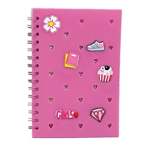 Notes A5/80K z wpinkami różowy STnux