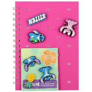 Notes na spirali A5/80K kratka Stitch mix