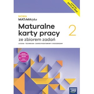 Nowa Matematyka 2 maturalne karty pracy zakres rozszerzony EDYCJA 2025