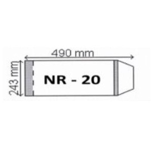 Okładka na podr B5 regulowana nr 20 (50szt) NARNIA