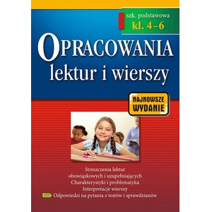 Opracowania SP 4-6 lektur i wierszy w.2018 GREG