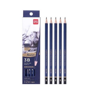 Ołówek 3b do szkicowania 12szt DELI