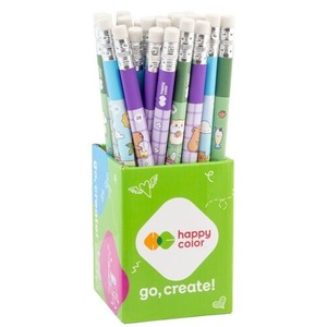 Ołówek do nauki pisania z gumką Yummy Yum (24szt)