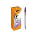 Paczka Długopis BIC Cristal Fun 1.6mm fioletowy 20szt.