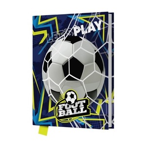 Pamiętnik z kłódką Play Football  80k.14x18cm