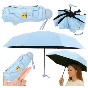 Parasolka kieszonkowa z chroną UV UPF 50 niebieska