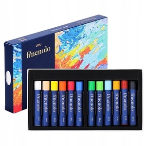 Pastele olejne Finenolo 12 kolorów DELI